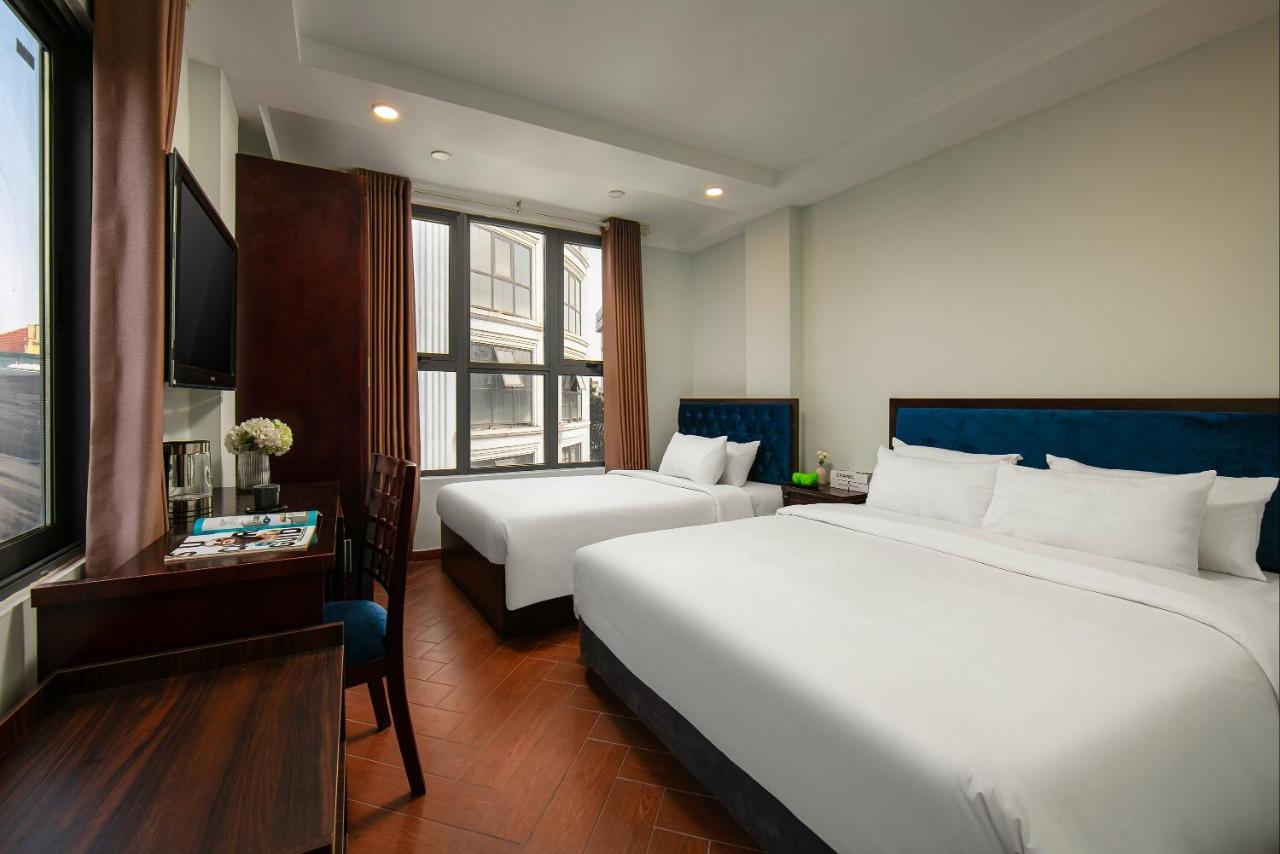Cristina Center Hotel & Spa Hanoi Bagian luar foto
